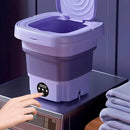 Mini Máquina de Lavar Roupa Portátil Dobrável 11 Litros (Centrífuga / Lavagem Semiautomática)