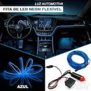 Fita LED RGB Automotiva com Controle — Iluminação Interna Multicolorida para Carros 12V