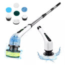Esfregão Elétrico 9 em 1 Sem Fio — Escova de Limpeza Pesada Multiuso Recarregável Giratória