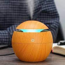 Umidificador e Difusor de Essências de Madeira
