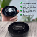 Limpador e Enxaguador para a Maioria dos Aparelhos de Barbear