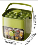 Forminha de Gelo Portátil com Infusão de Frutas – Verde Lima