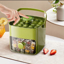 Forminha de Gelo Portátil com Infusão de Frutas – Verde Lima