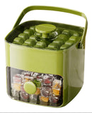 Forminha de Gelo Portátil com Infusão de Frutas – Verde Lima