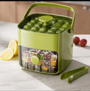 Forminha de Gelo Portátil com Infusão de Frutas – Verde Lima