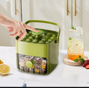 Forminha de Gelo Portátil com Infusão de Frutas – Verde Lima