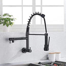 Torneira de Cozinha Gourmet Alça Única com Extensor de Spray e Tubo Flexível – Acabamento Prateado